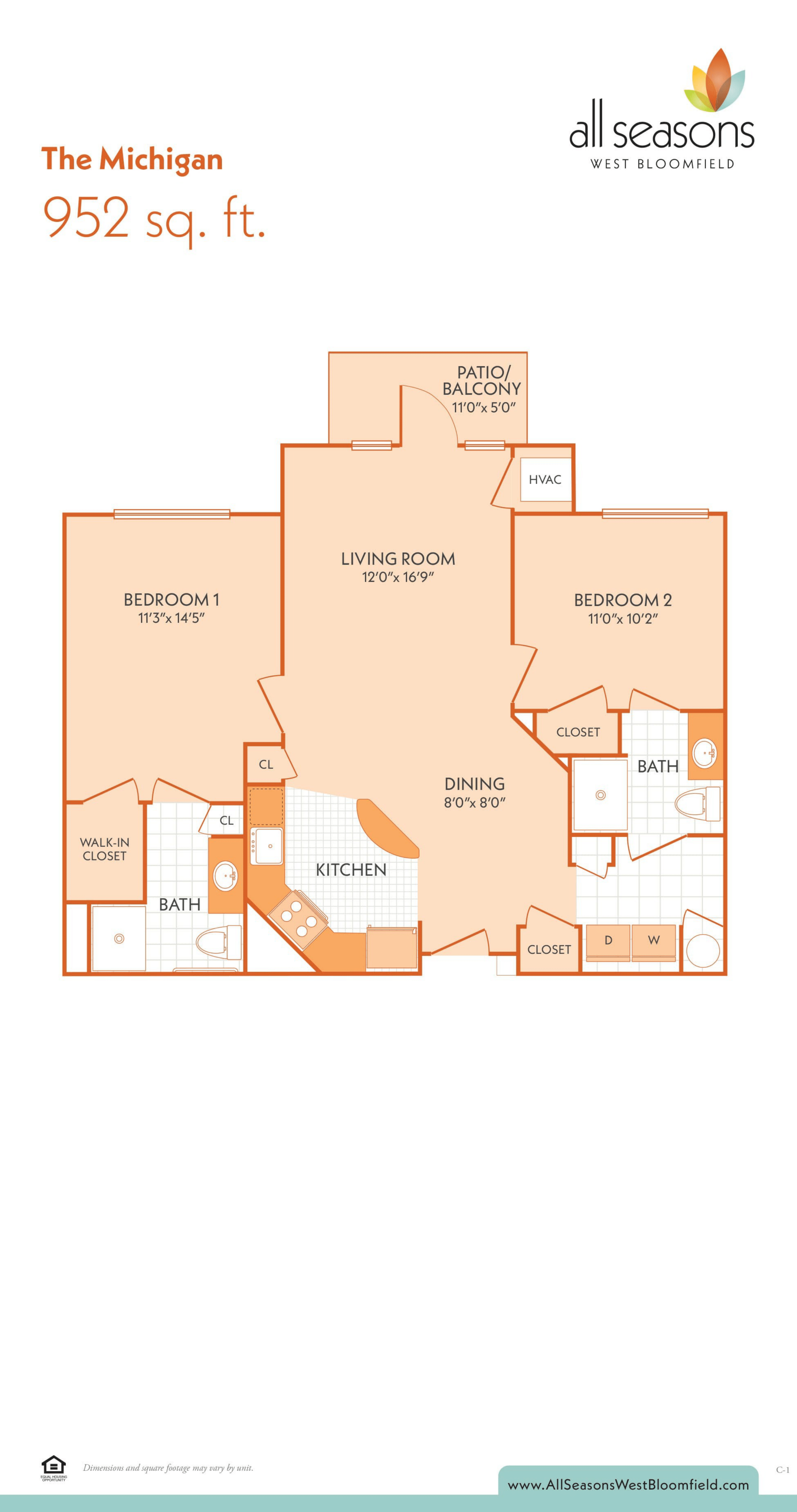 The Michigan Floorplan
