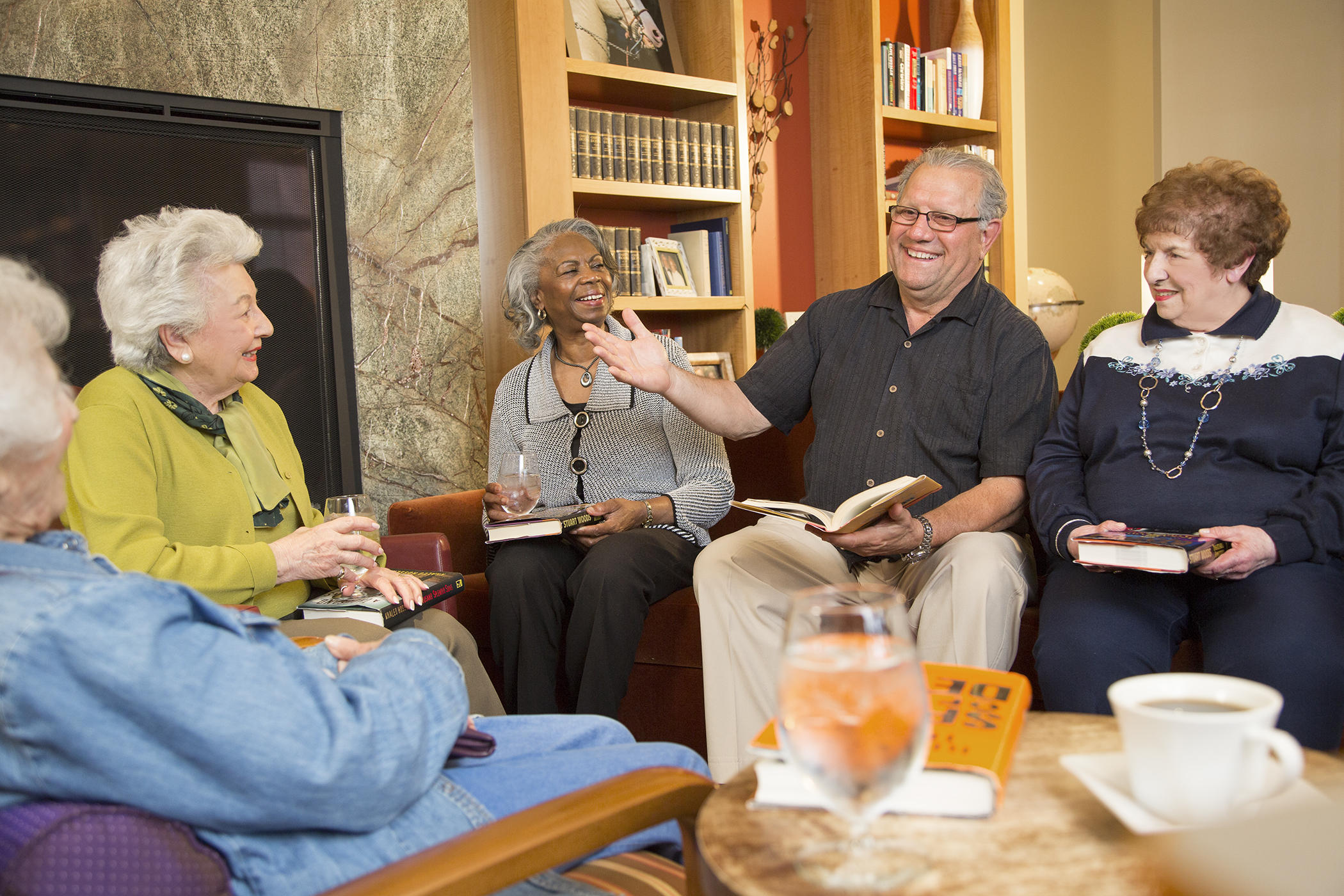 seniors talking
