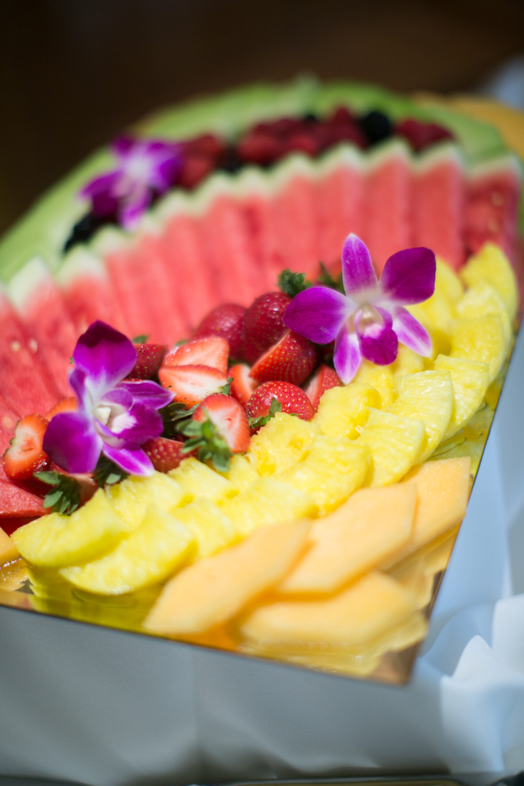 platter of fruit