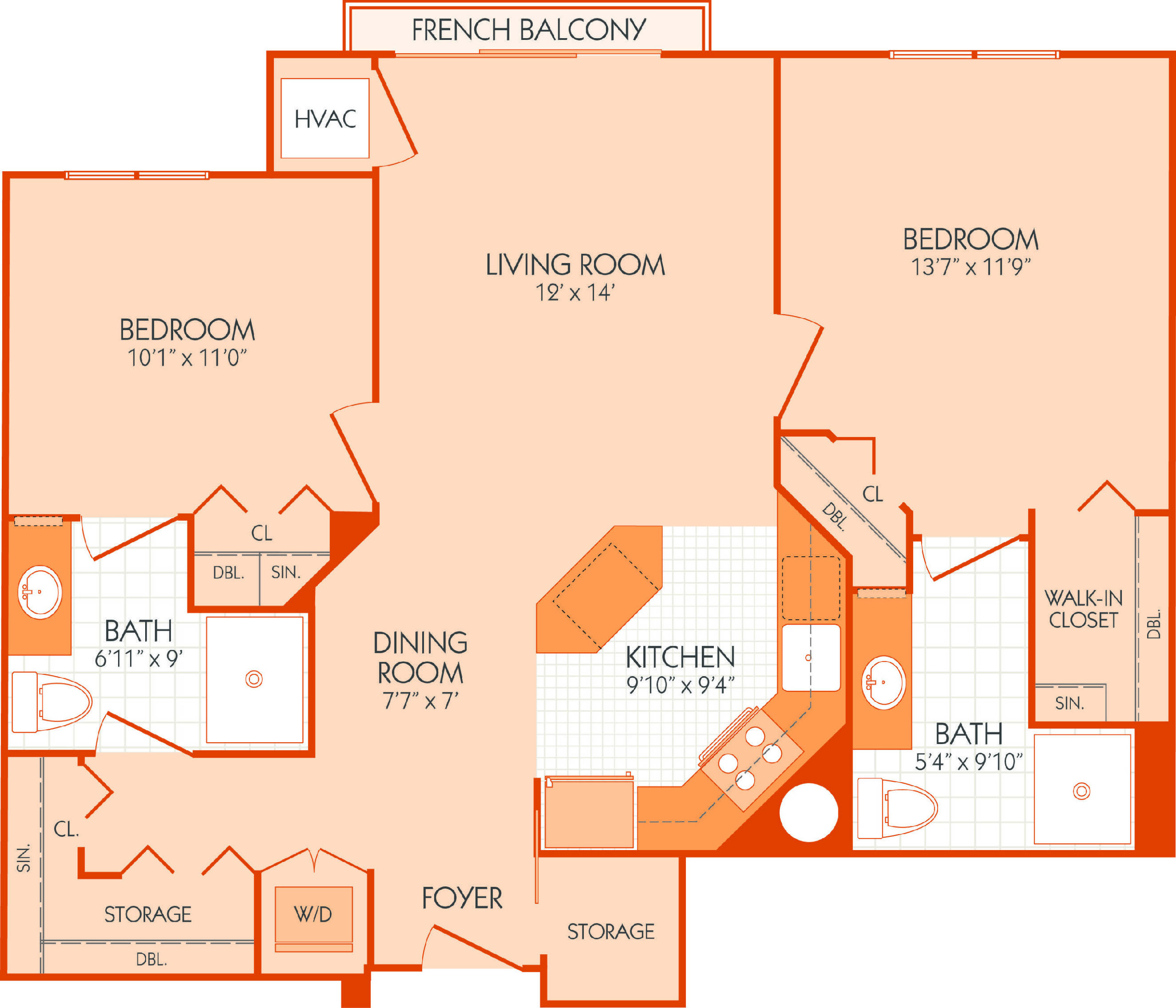 The Poppleton Floor Plan