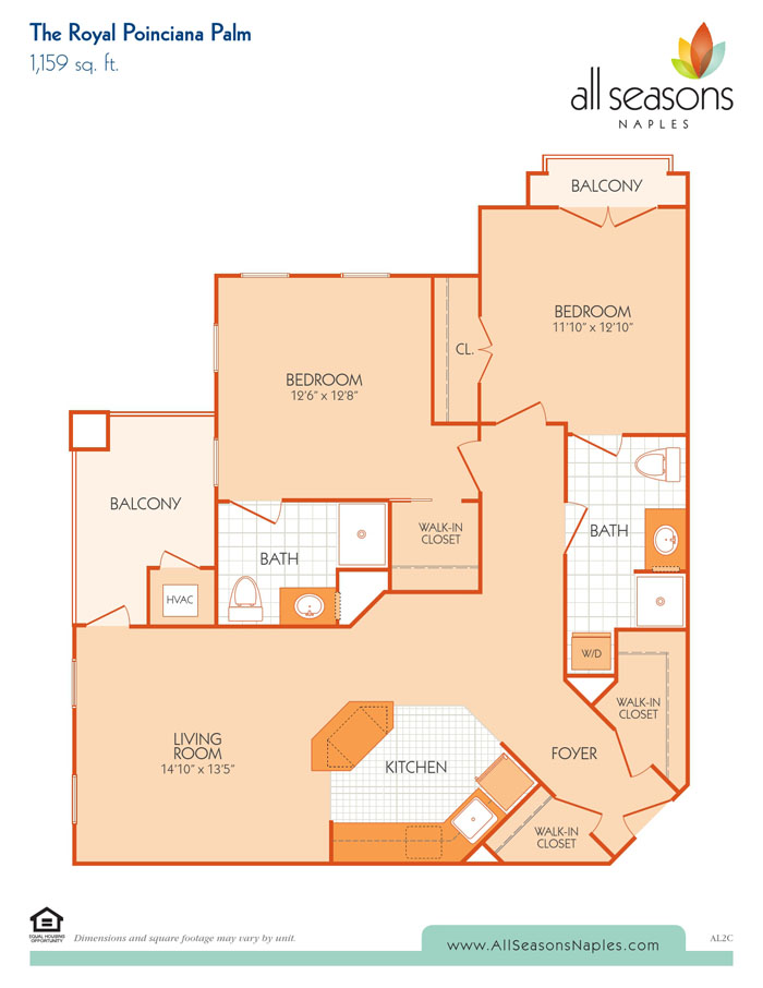 Royal Poinciana Palm Floorplan