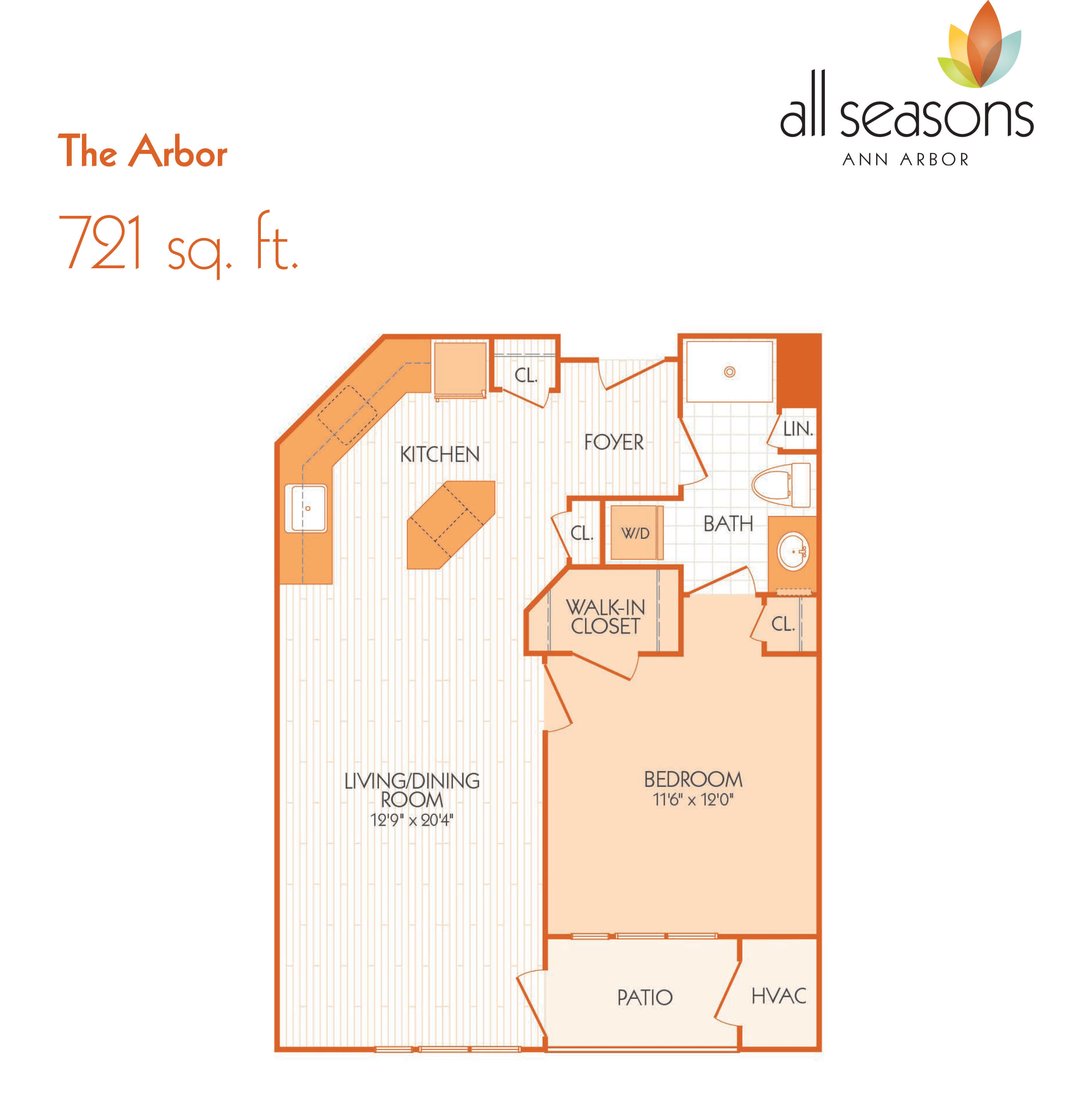The Arbor floorplan