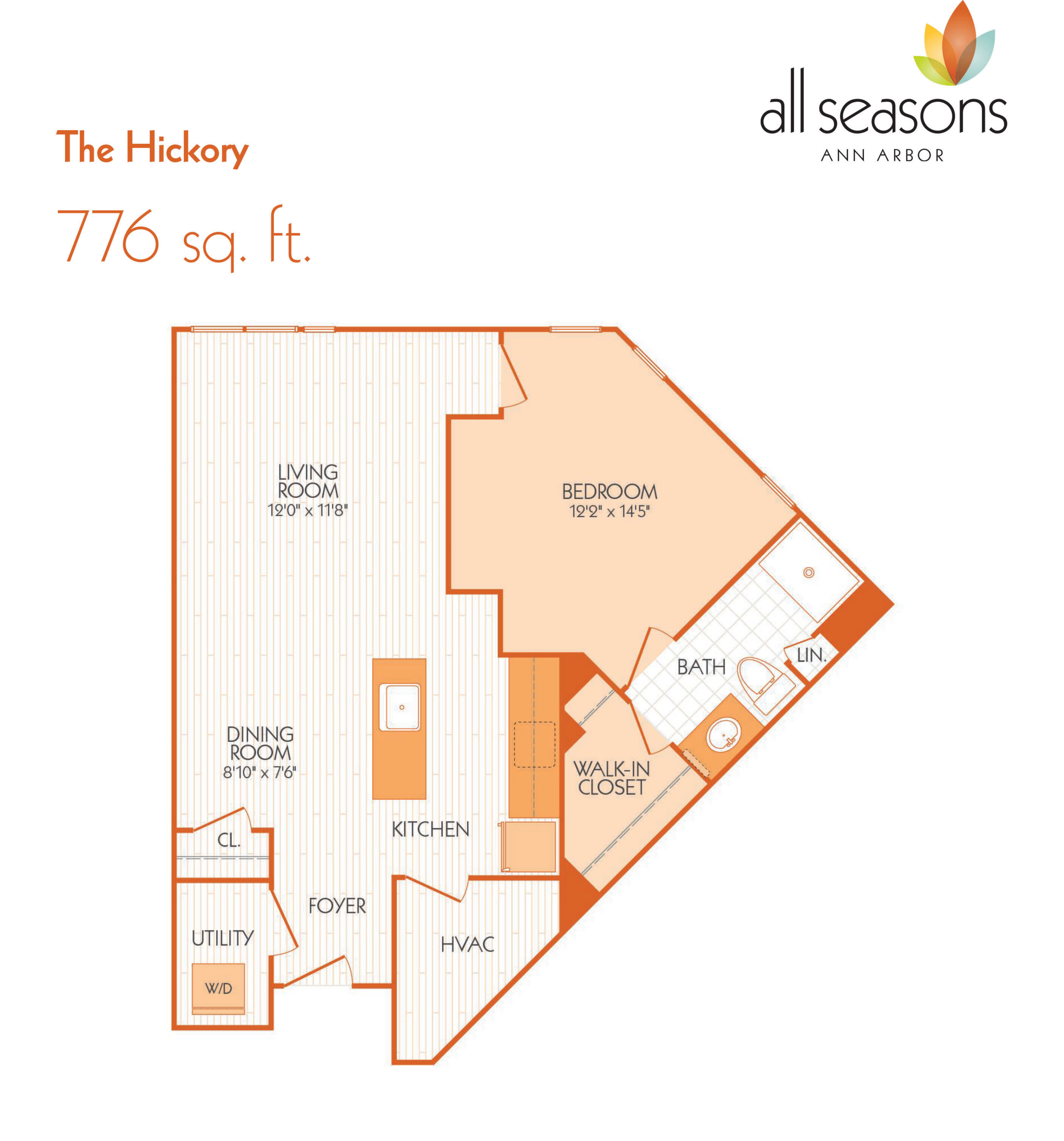 the hickory floor plan