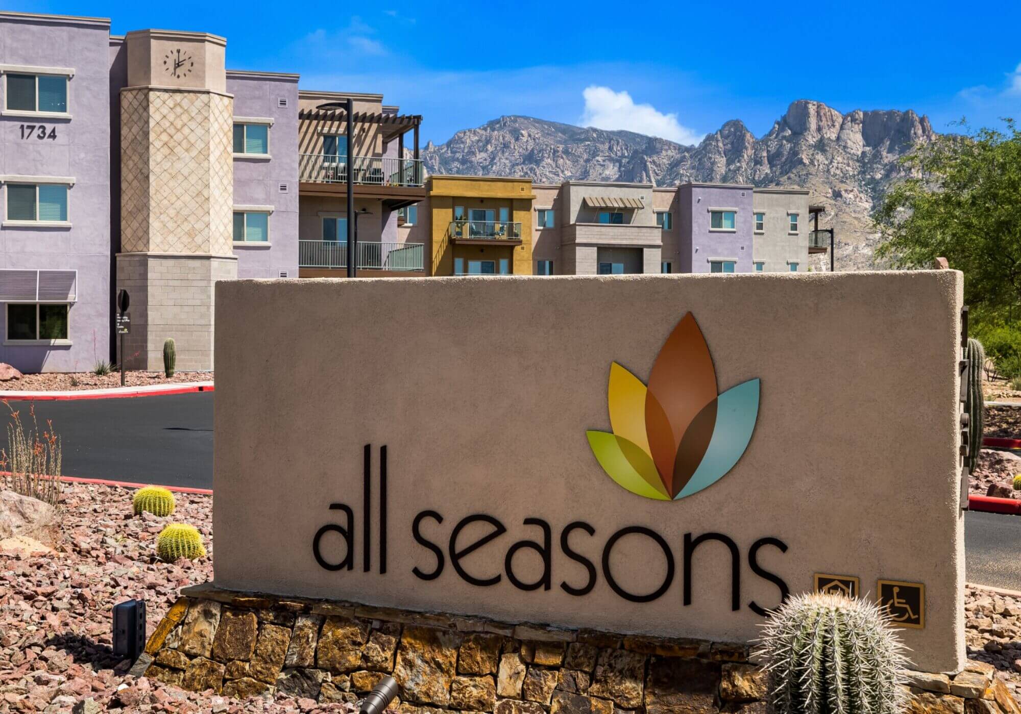 all seasons entrance sign