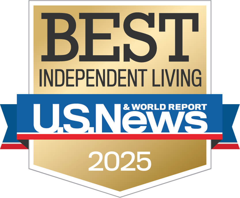 US News Best Independent Living Award 2025 badge