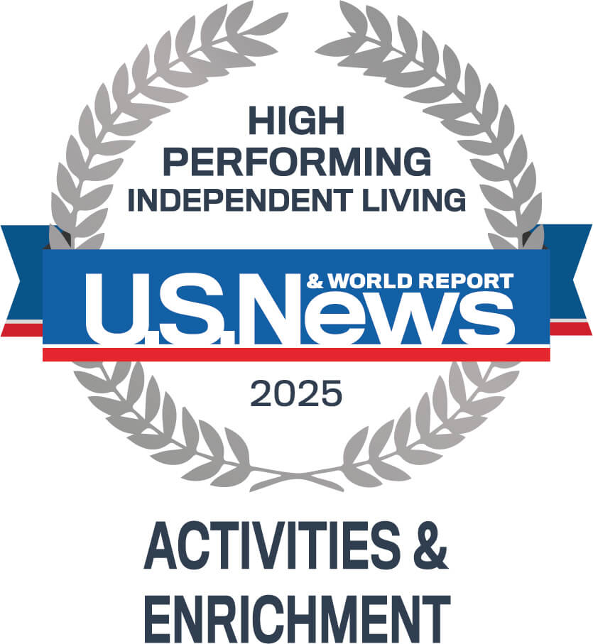 US News 2025 High Performing Independent Living Activities and Enrichment Award